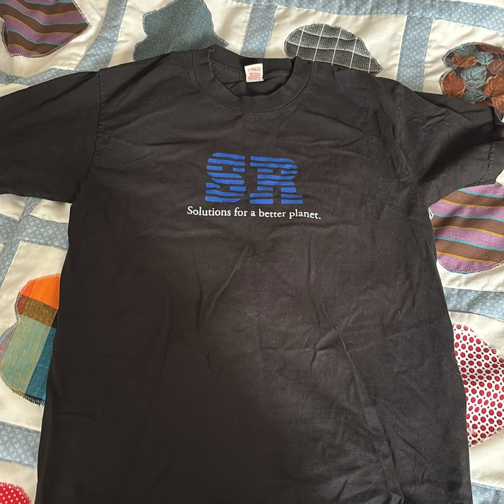 Sporty & Rich Black SR Tshirt